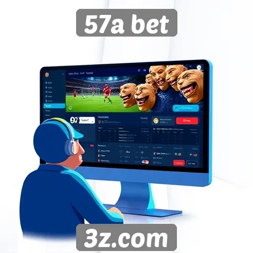 Avaliação da interface do usuário da 57a bet